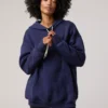 OFFLINE By Aerie Cloud Fleece Oversized Hoodie Royal Navy