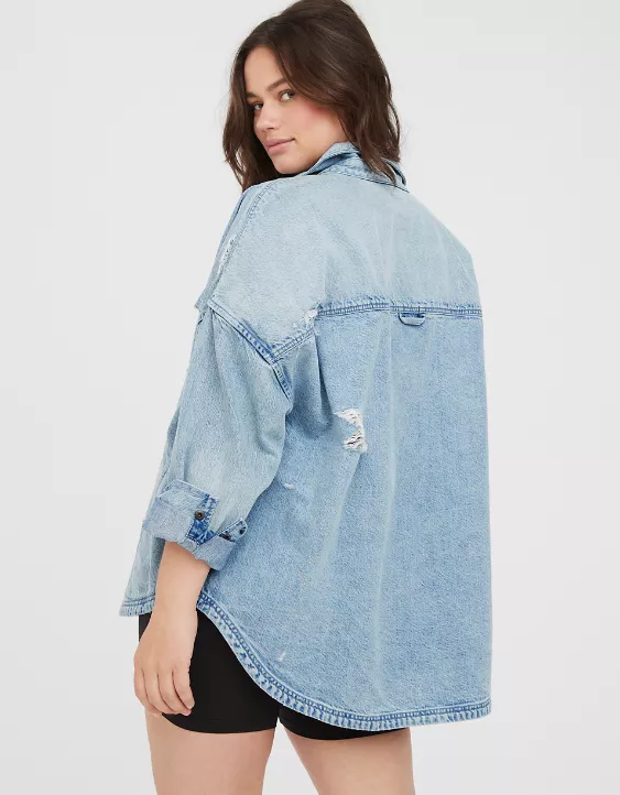 OFFLINE By Aerie Denim Shacket - Image 2