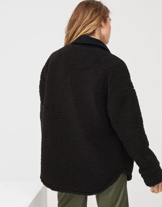 OFFLINE By Aerie Sherpa Corduroy Shacket - Image 2