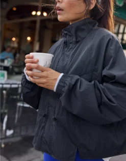 OFFLINE By Aerie Hiker Jacket True Black