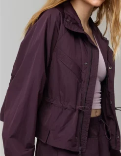 OFFLINE By Aerie Hiker Jacket Cool Berry