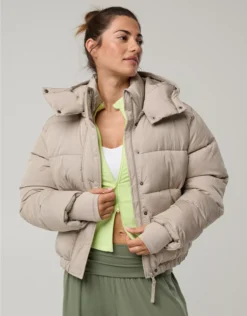 OFFLINE By Aerie Puffer Jacket Stone Harbor