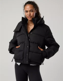 OFFLINE By Aerie Puffer Jacket True Black