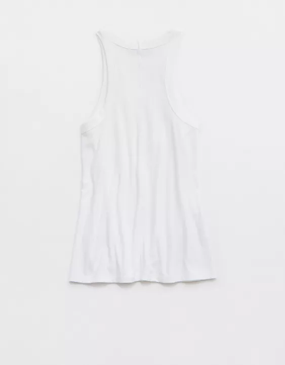 Pickletini Tiffany Rib Tank White - Image 4