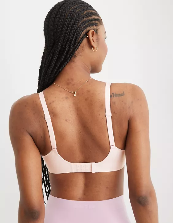 Aerie SMOOTHEZ Bra-ish Wireless Bralette Ballet Pink - Image 2