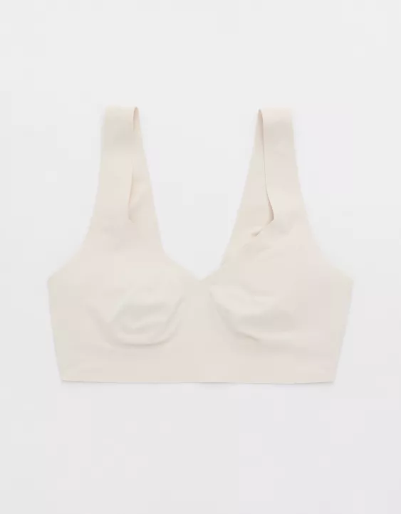 Aerie SMOOTHEZ Padded Sweetheart Bralette Soft Satin - Image 3