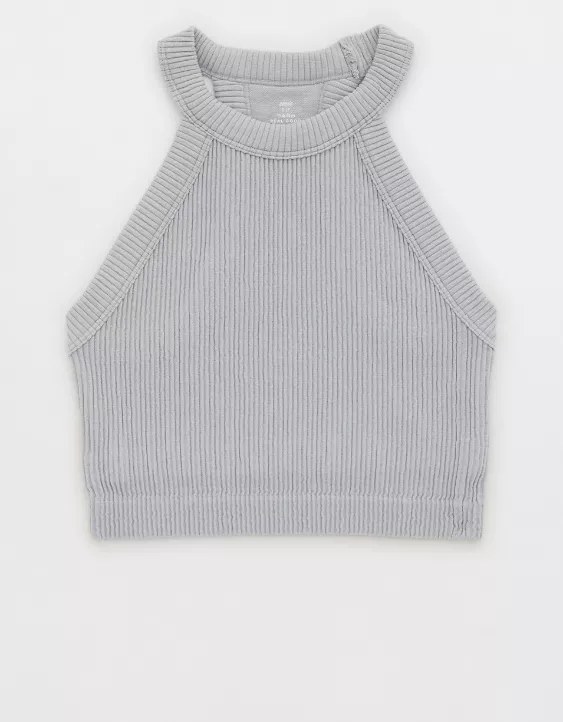 Aerie Superchill Seamless High Neck Bra Top - Image 3