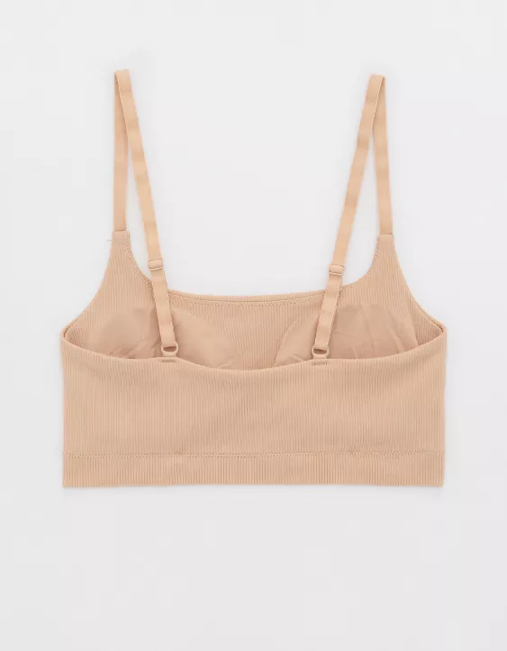 Aerie Superchill Seamless Skinny Scoop Bralette Sands - Image 4