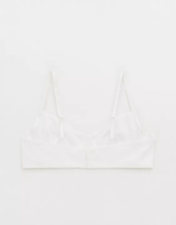 Aerie Superchill Wireless Balconette Bralette White - Image 4