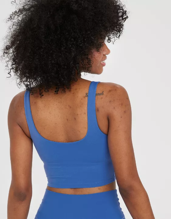 OFFLINE By Aerie Real Me Low Key Longline Sports Bra - Image 3