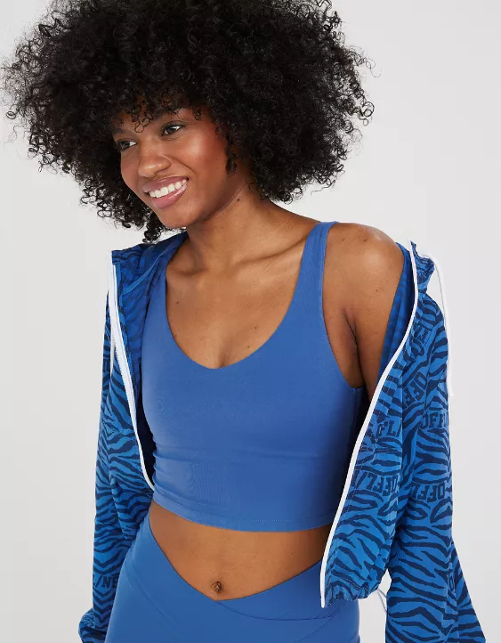 OFFLINE By Aerie Real Me Low Key Longline Sports Bra - Image 2