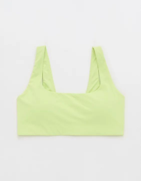 OFFLINE By Aerie Real Me XTRA Classic Sports Bra Sharp Green - Image 3