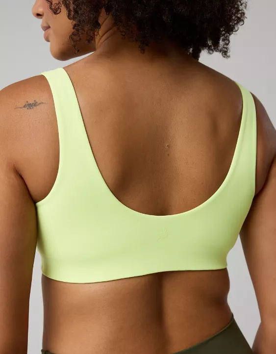 OFFLINE By Aerie Real Me XTRA Classic Sports Bra Sharp Green - Image 5