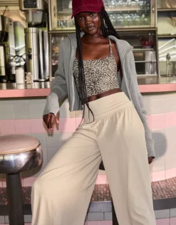 OFFLINE By Aerie Real Me Xtra Strappy Longline Sports Bra Stone