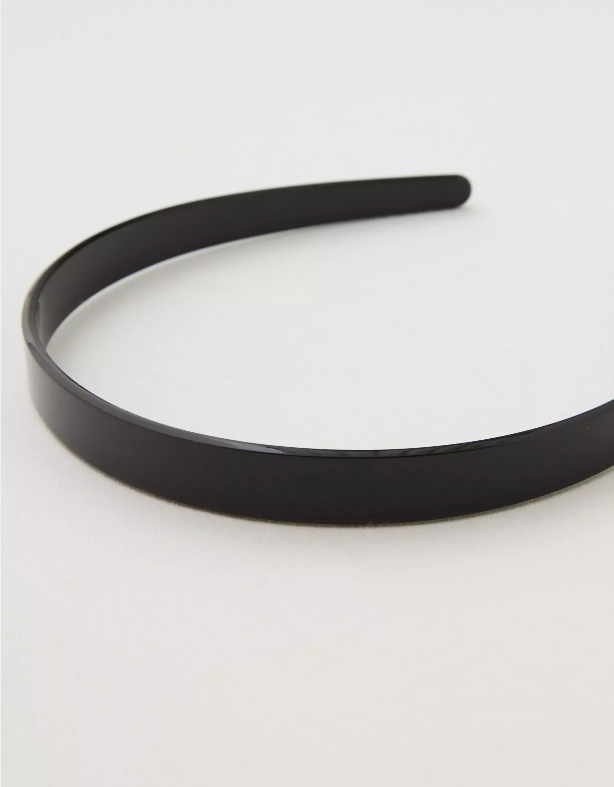 Aerie Simple Hard Headband Black - Image 2