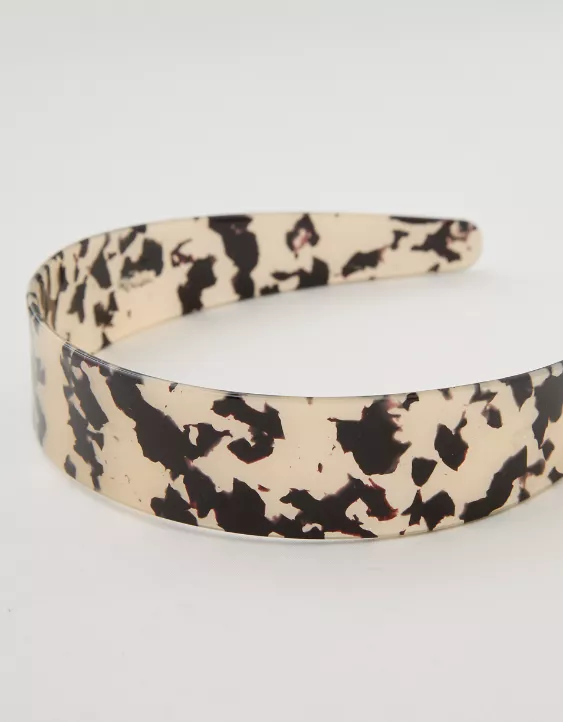 Aerie Extra Wide Plastic Headband Torte - Image 2