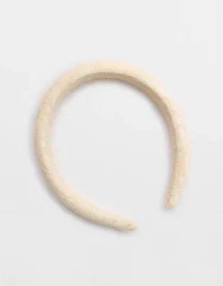 Aerie Lace Headband Sandbar