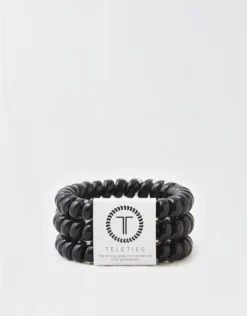 Aerie Teleties Large 3-Pack True Black