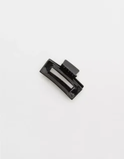 Aerie Rectangle Claw Clip Black