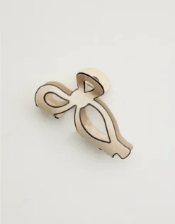 Aerie Bow Claw Clip Natural