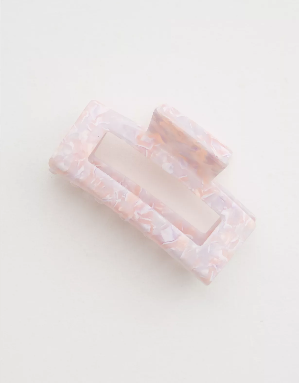 Aerie Large Rectangle Claw Clip Ballet Pink - Image 2