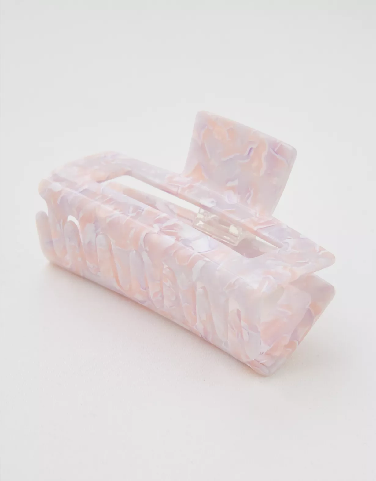Aerie Large Rectangle Claw Clip Ballet Pink
