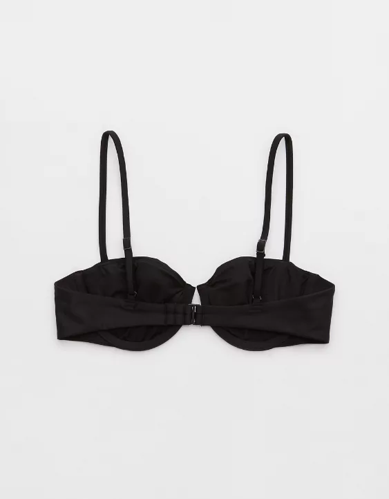 Aerie The Sunnysideup Bikini Top True Black - Image 4