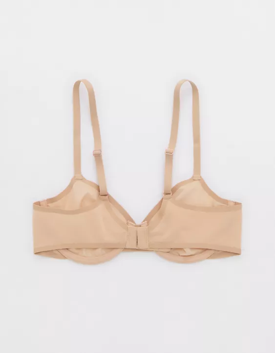 Aerie SMOOTHEZ Mesh Unlined Bra Sands - Image 4