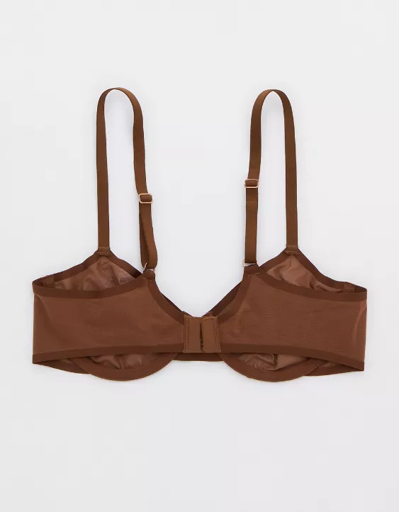 Aerie SMOOTHEZ Mesh Unlined Bra Universe - Image 4
