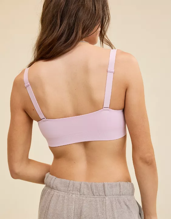 Aerie SMOOTHEZ Seamless Unlined Bra Orchid - Image 2
