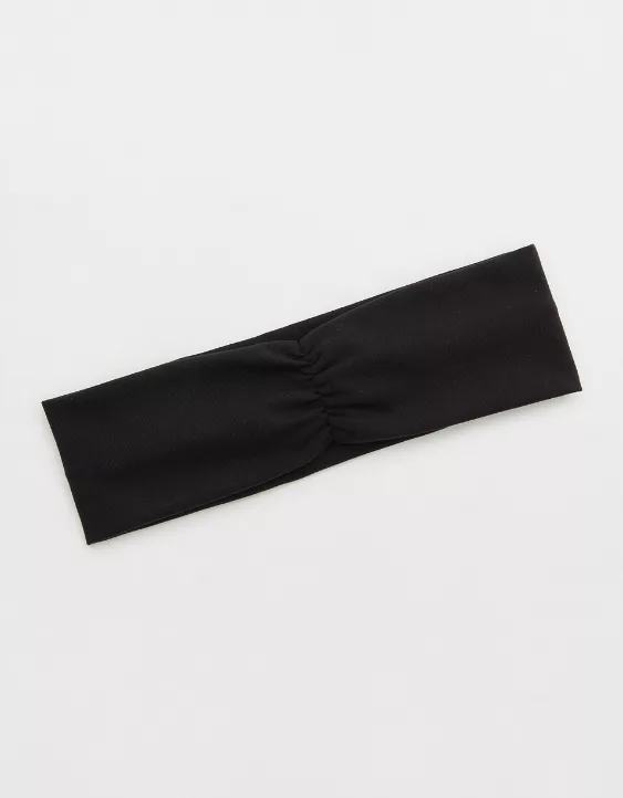 OFFLINE By Aerie The Hugger Cinch Headband True Black - Image 2