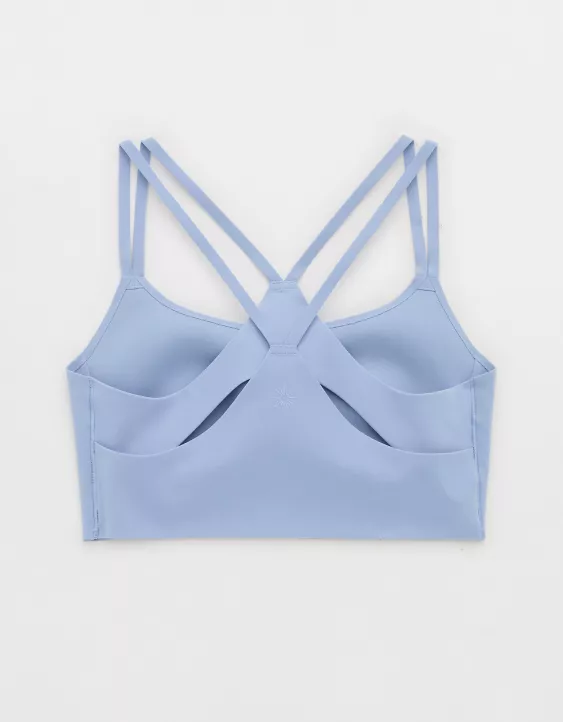OFFLINE By Aerie Real Me Hold Up! Layered Sports Bra Monaco Blue - Image 5