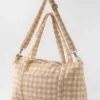 Aerie Quilted Duffle Bag Natural
