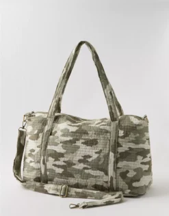 Aerie Quilted Duffle Bag Very Mint