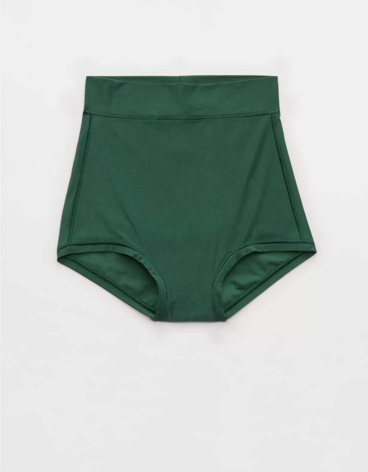 Aerie SMOOTHEZ Everyday Super High Waisted Boybrief Underwear Rugged Green