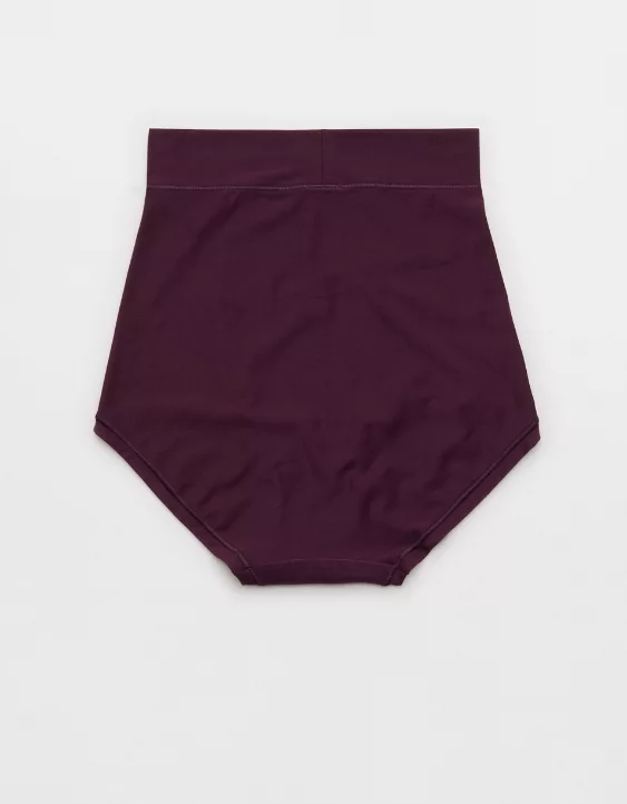 Aerie SMOOTHEZ Everyday Super High Waisted Boybrief Underwear Cool Berry - Image 3