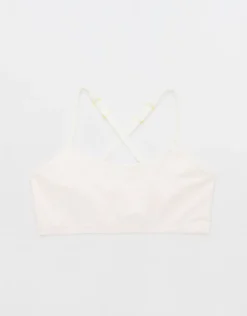 Aerie Yellowberry Ladybug Bra Soft Muslin
