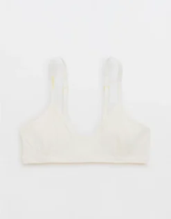 Aerie Yellowberry Wish Bra White