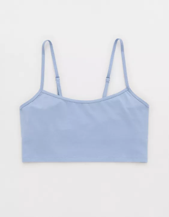 Aerie Superchill Cotton Bra Top Monaco Blue - Image 3