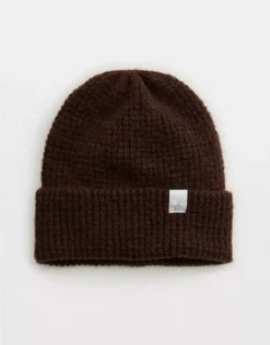 OFFLINE By Aerie Waffle Beanie Deep Earth
