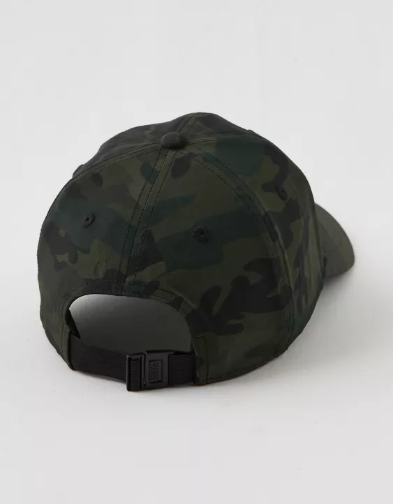 OFFLINE By Aerie Nylon Baseball Hat Military Green - Image 3