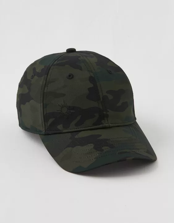 OFFLINE By Aerie Nylon Baseball Hat Military Green - Image 2
