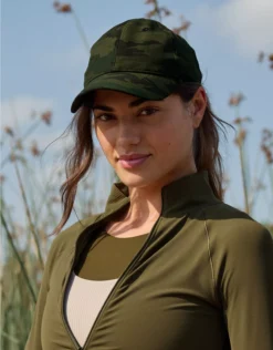 OFFLINE By Aerie Nylon Baseball Hat Military Green