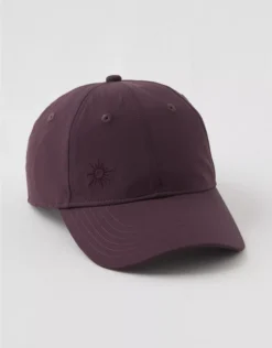 OFFLINE By Aerie Nylon Baseball Hat Cool Berry