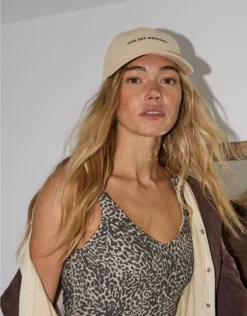 OFFLINE By Aerie Corduroy Baseball Hat Heather Frost