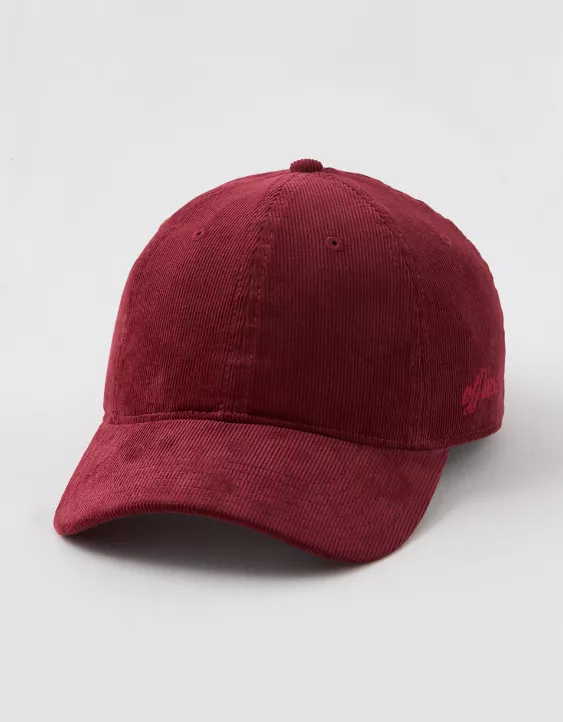 OFFLINE By Aerie Corduroy Baseball Hat Deep Cherry - Image 2