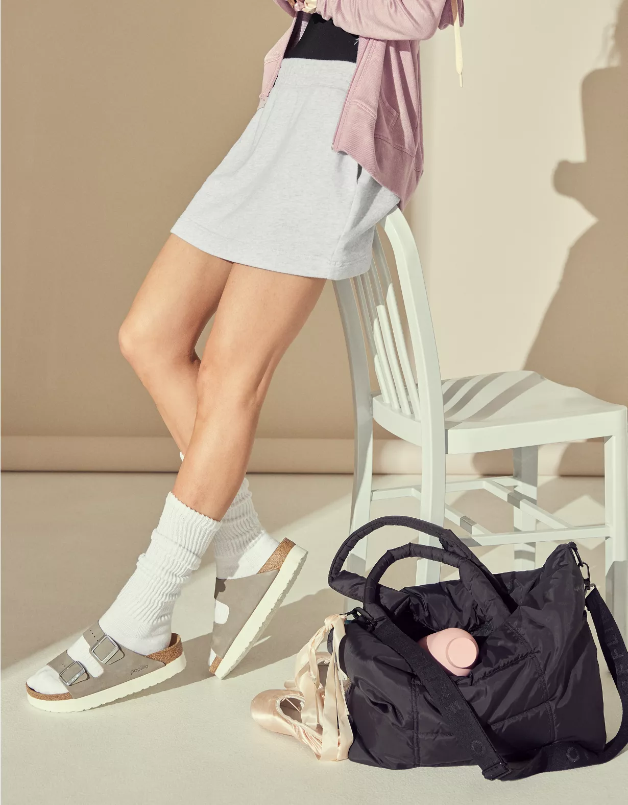 OFFLINE By Aerie Scrunch Socks White