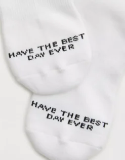 OFFLINE By Aerie Crew Sock Air White