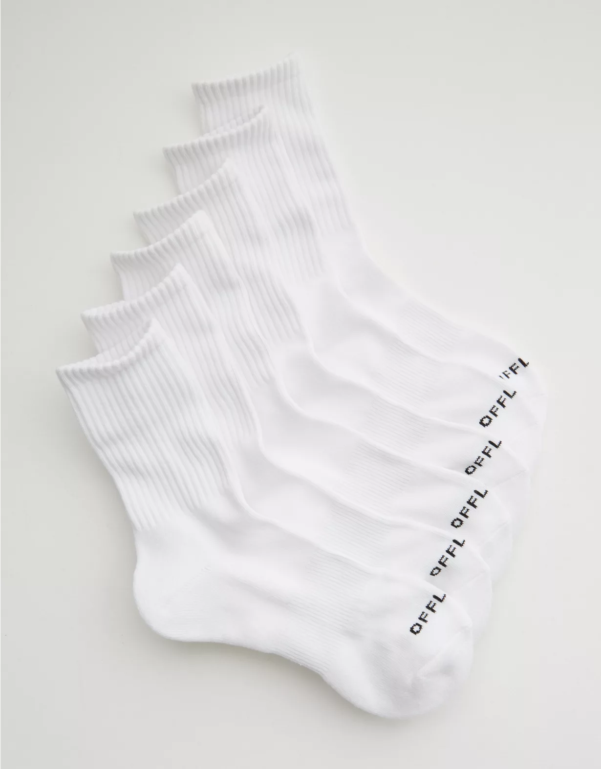 OFFLINE By Aerie Crew Sock 3-Pack White