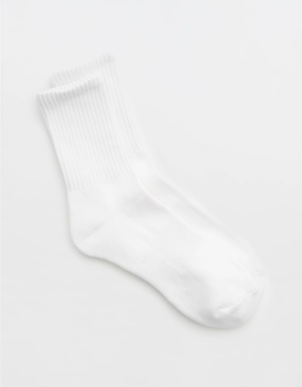 OFFLINE By Aerie Crew Socks Air White - Image 2